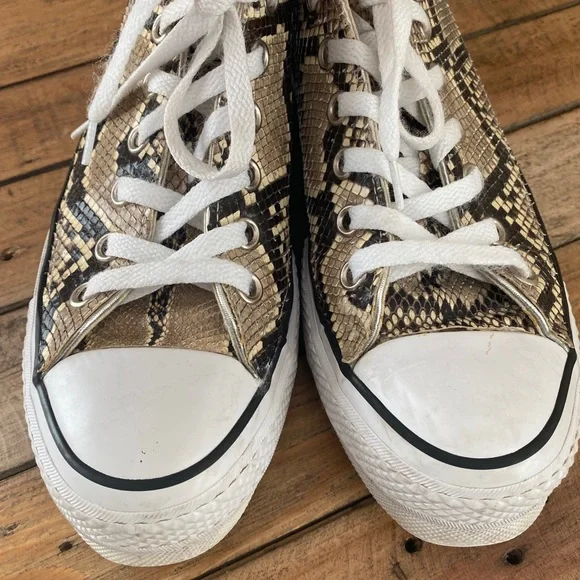 Converse snake print platforms size 7.5 - Picture 8 of 11